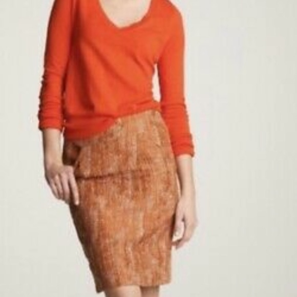 J. Crew Aurora Tweed Pencil Skirt - Picture 1 of 8